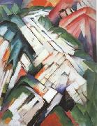 Franz Marc Mountains (mk34) oil painting